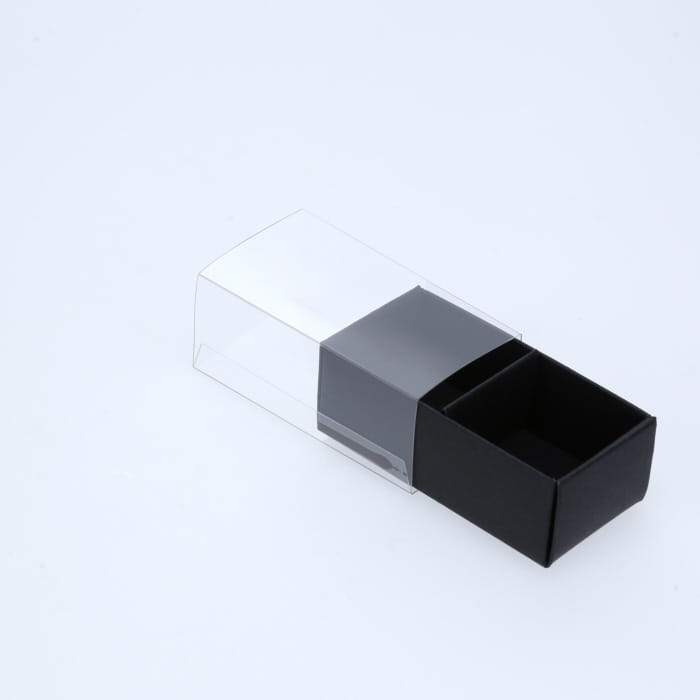 BOXXD™ ChocolateBox 2 Chocolate Box with Clear Slide Cover - Black Designer Range