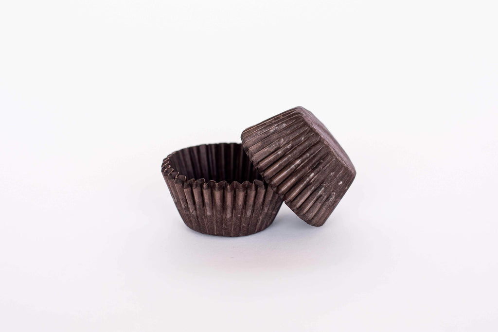 BOXXD™ PattyPans #390 (Mini Cupcake) 1000 Qty, Brown Paper Patty Pans - Baking Cups