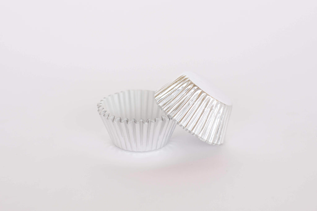 BOXXD™ PattyPans #390 (Mini Cupcake) 1000 Qty, Silver Foil Patty Pans - Baking Cups