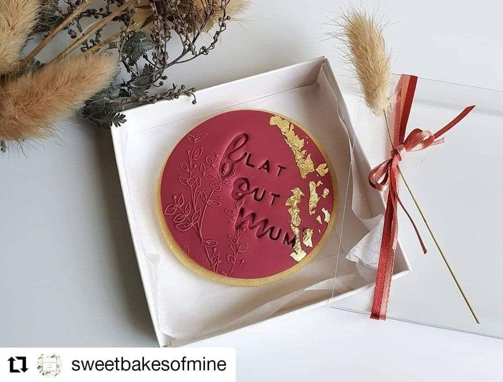 BOXXD™ CookieBoxes 9 x 9 x 2cm Single Cookie Dessert Box with Clear Slide Cover - Gloss White