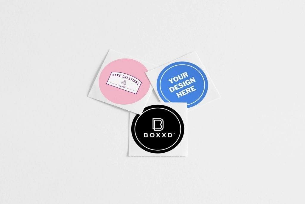 BOXXD™ Stickers Custom Branded Embossed Stickers