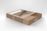 Custom Printed 32 x 23 x 5cm Extra Large Cookie Dessert Box with Slide Cover & Clear Window