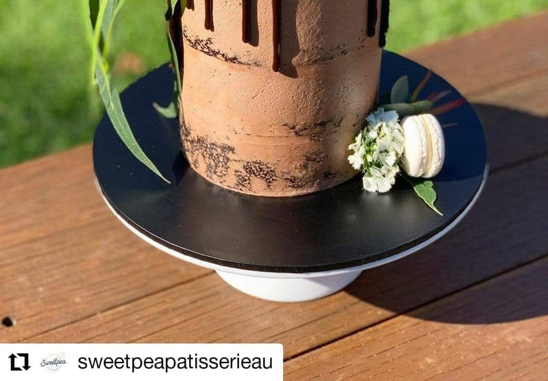 BOXXD™ CakeBoards 12" Black Masonite (MDF) Round Cake Board