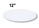BOXXD™ CakeBoards 12" Inch White Masonite (MDF) Round Cake Board