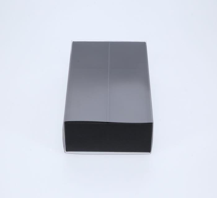 BOXXD™ MacaronBoxes 12 Macaron Dessert Box with Clear Slide Cover - Black Designer Range
