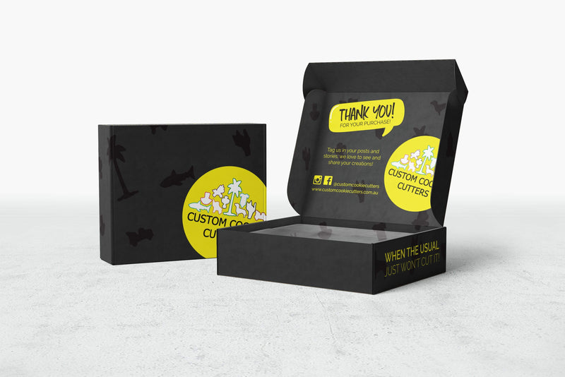 24 x 19 x 12cm Medium Custom Printed Corrugated Mailing Box