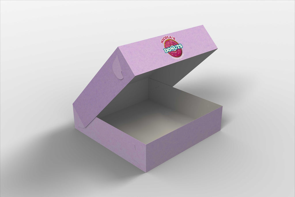 BOXXD™ CustomDonutsBoxes 31 x 21 x 8.5cm Custom Branded 6 Donut Box