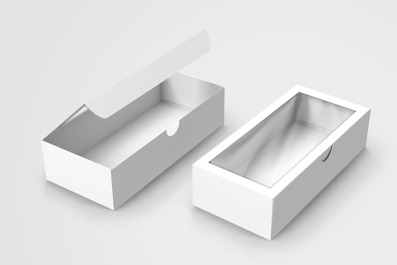 BOXXD™ CustomMacaronBoxes Custom Branded 24 Macaron Dessert Box with Slide Cover & Clear Window