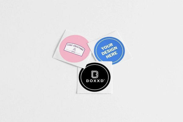 Custom Branded Paper Stickers – BOXXD™